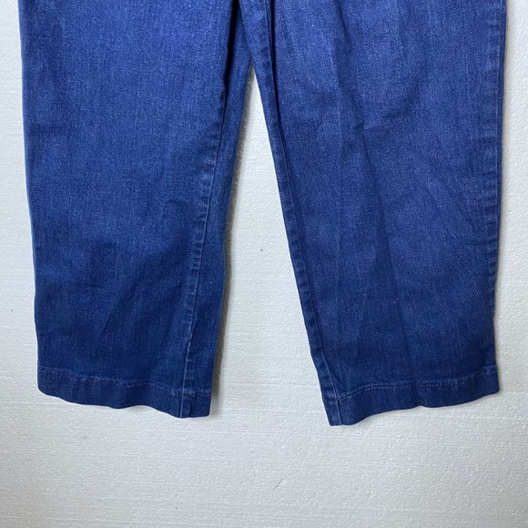 Boden Women's Size 6 R UK 10 R Dark Wash Baggy Wide Leg Jeans Denim Pockets - Picture 8 of 9